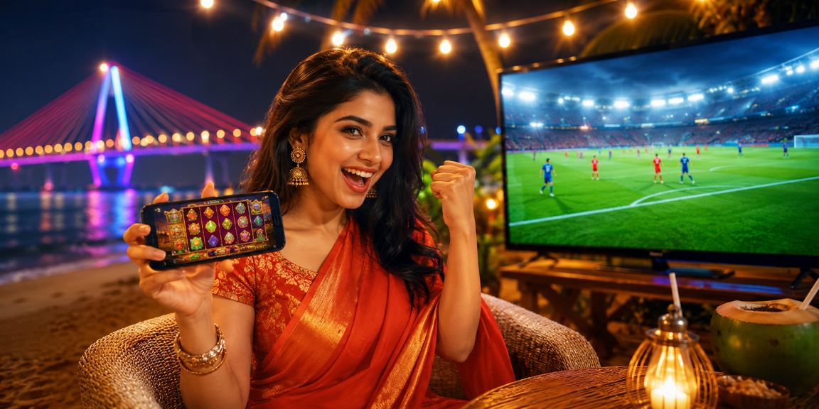কক্সবাজার সমুদ্র সৈকতে মোবাইলে ক্যাসিনো গেম খেলছেন একজন ব্যবহারকারী