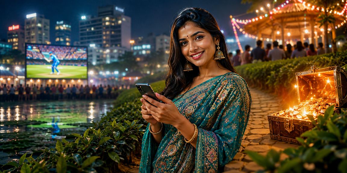 নারায়ণগঞ্জে চা বাগানের পটভূমিতে ক্রিকেট বেটিং উপভোগ